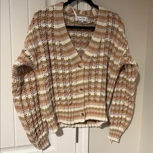 John + Jenn Multicolor Knit Cardigan